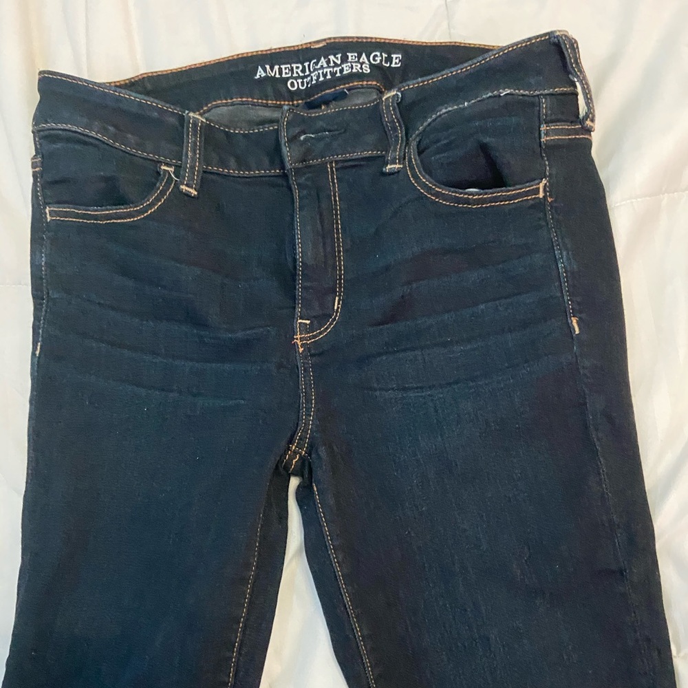 AE Super Super Stretch Low Rise Jeggings